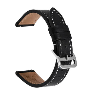 Premium Tapered Full‑Grain Leather Watch Strap with Quick‑Release Spring Bars - Experts Watches by Experts Watches