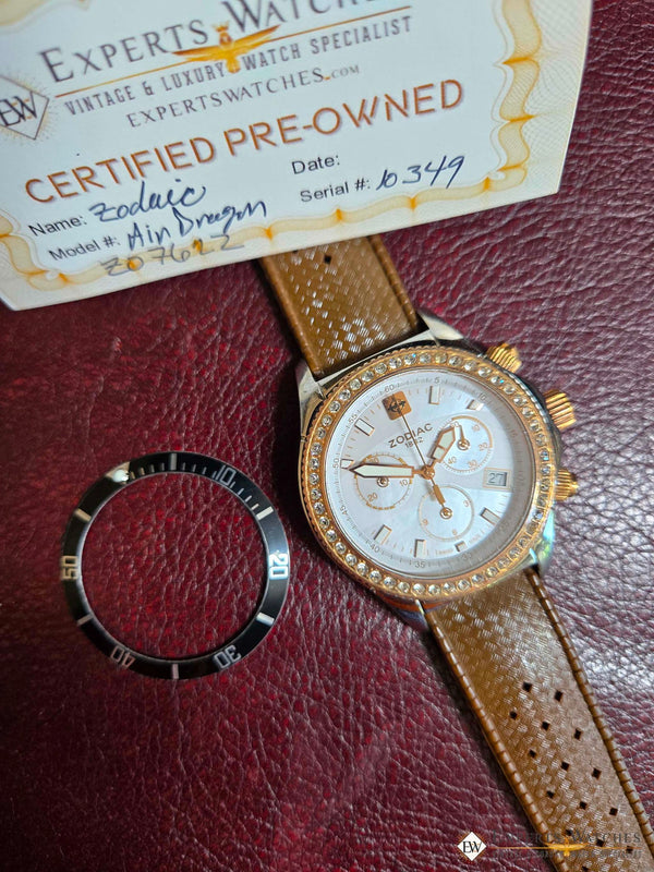 Read Zodiac Watch Bezel Insert ZO ZS Series Sea Dragon Speed Dragon 38mm Case