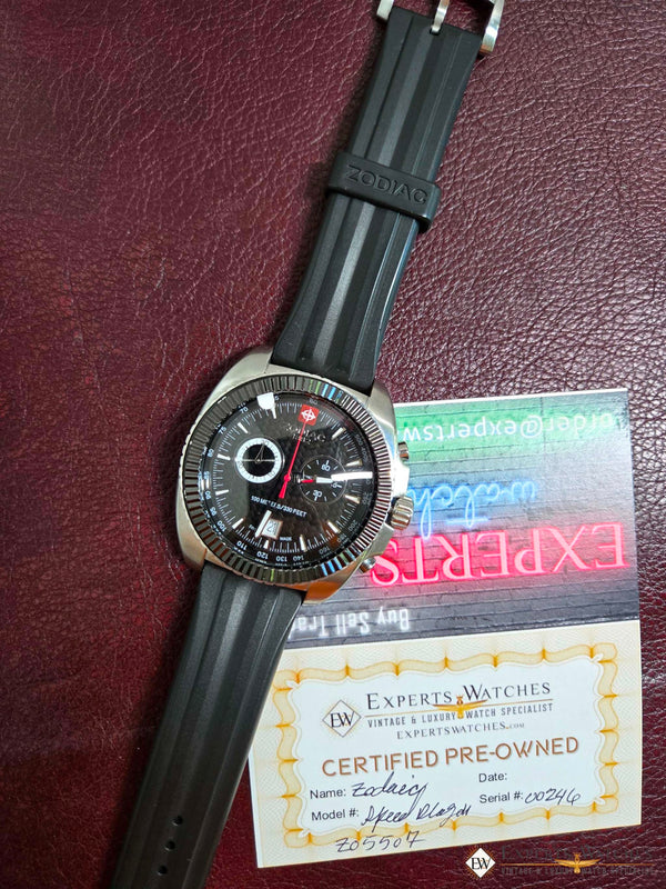 Zodiac Watch Bezel Thick Insert ZO Series Chronograph Sea Dragon Speed 42mm Read
