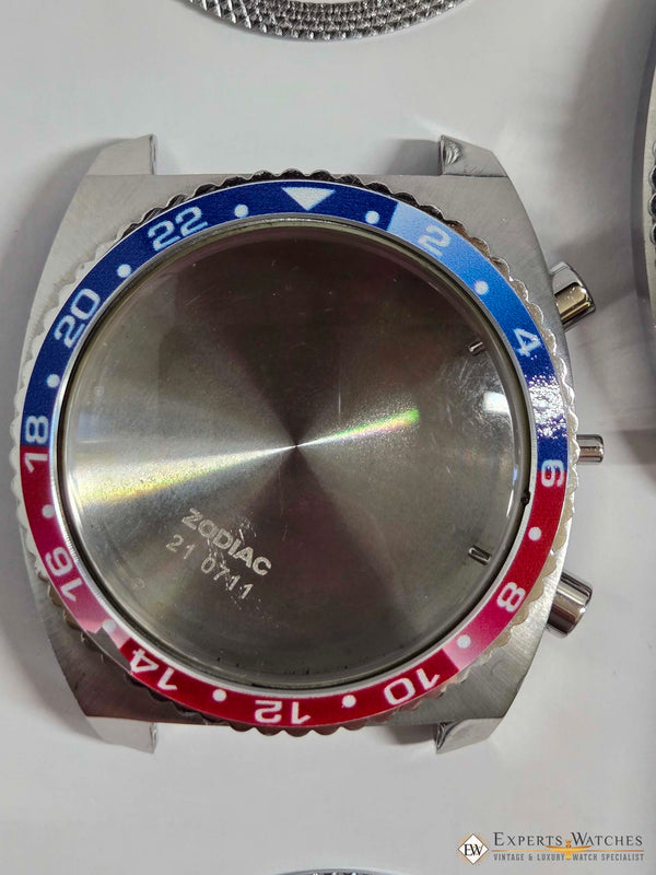 Zodiac Watch Bezel Insert ZO Series Chronograph Sea Dragon Speed 42mm Case -Read