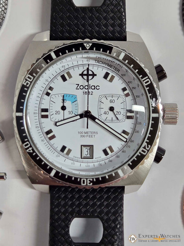 Zodiac Watch Bezel Insert ZO Series Chronograph Sea Dragon Speed 42mm Case -Read