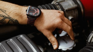 New Limited Edition Atowak Ettore Drift 4-Arm Wandering Hour Black Red Watches