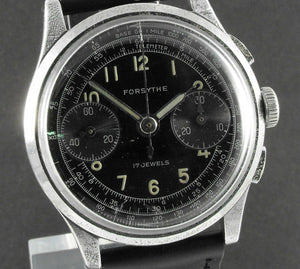 1950's Vintage Forsythe Swiss Chronograph Watch LANDERON 48 - Forsythe Wristwatches