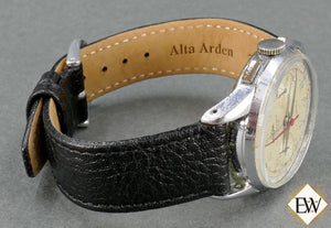 1960 Serviced Vintage Enicar Valjoux 92 USAAF Pilot Chronograph Watch Pre Sherpa - Enicar Wristwatches