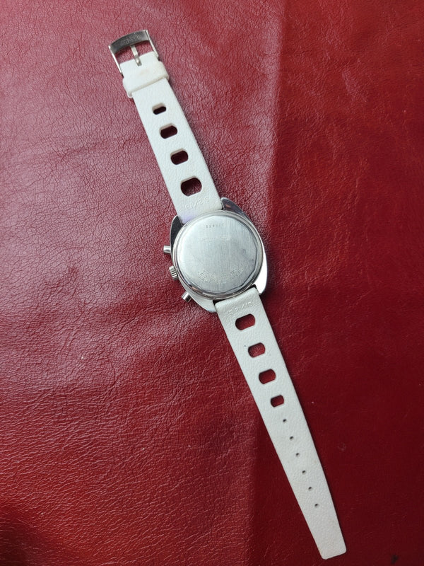 Serviced VINTAGE Rare Mathey Tissot Chronograph Watch Valjoux 236 36mm Panda