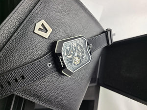 AVENTI UniCorn Skeleton Tourbillion Watch A10 Super Rare Exclusive DLC Black