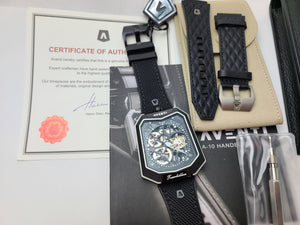 AVENTI UniCorn Skeleton Tourbillion Watch A10 Super Rare Exclusive DLC Black
