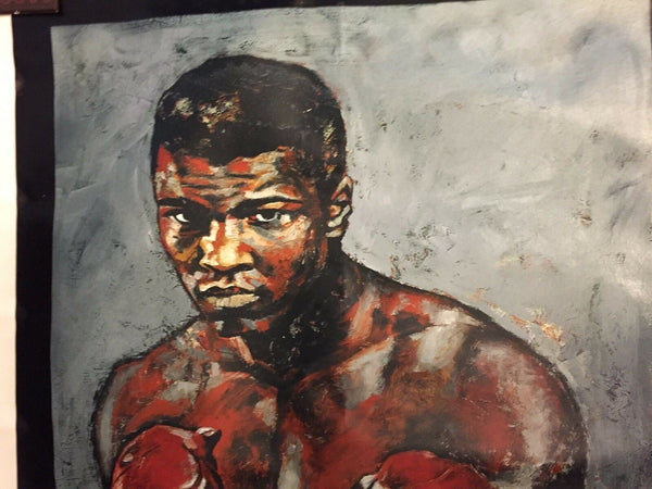 Muhammad Ali with Stephen Holland Signed Giclee on canvas Plus Free Joe Namath