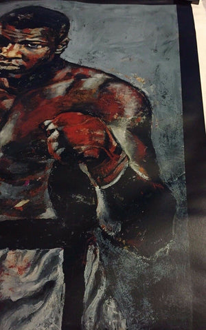 Muhammad Ali with Stephen Holland Signed Giclee on canvas Plus Free Joe Namath