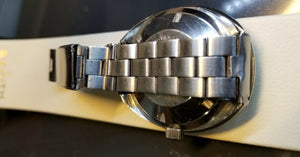 70 's Vintage Gruen Precision Diving 1500 ft Diver Orange Dial Watch 43mm - Gruen Wristwatches