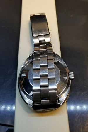70 's Vintage Gruen Precision Diving 1500 ft Diver Orange Dial Watch 43mm - Gruen Wristwatches