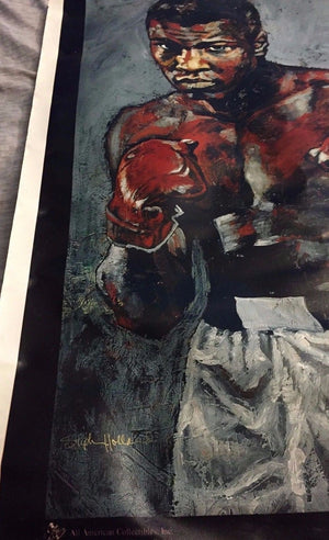 Muhammad Ali with Stephen Holland Signed Giclee on canvas Joe Namath - Stephen Holland Other Autographed Boxing Items