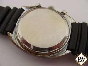 1960's Vintage Regency Chronograph Landeron 248 Sunburst Blue Panda Racing Watch - Regency Wristwatches