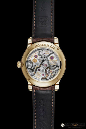 H Moser Cie Endeavour Perpetual Calendar 18K Rose Gold 7 Day Power Watch $60,000