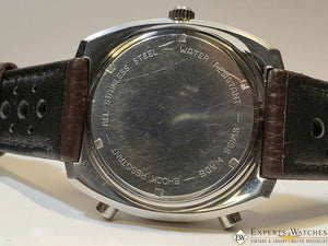 Serviced Vintage ChronoSport Chronograph Automatic Calibre 12 11 Orange Autavias - ChronoSport Wristwatches
