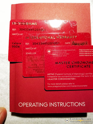 Sold!!! OMEGA Speedmaster Moon Watch Co-Ax MoonPhase Chronograph 304.33.44.52.01.001