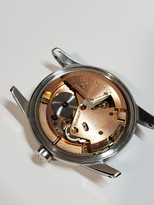 Vintage 1953 Omega SeaMaster C2577 Pie Pan Watch  Box & Papers Cal 351 Automatic