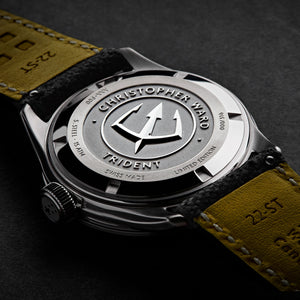 NEW Christopher Ward Watch C65 Trident 316L Limited Edition Yellow Warranty