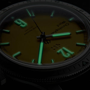 NEW Christopher Ward Watch C65 Trident 316L Limited Edition Yellow Warranty