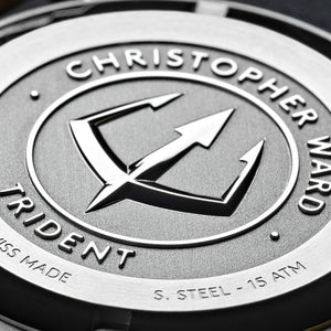 New Christopher Ward C65 Trident Diver Vintage Style Blue Dial Watch 41MM Hybrid