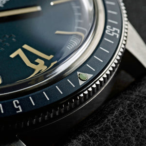 New Christopher Ward C65 Trident Diver Blue Dial Watch 41MM Black