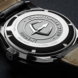 New Christopher Ward C65 Trident Diver Blue Dial Watch 41MM Black