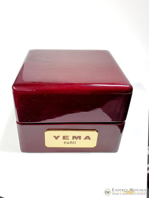 NOS YEMA Seiko FlyGraf Pilot Chronograph Alarm Watch YM063 7T34 Box Paper