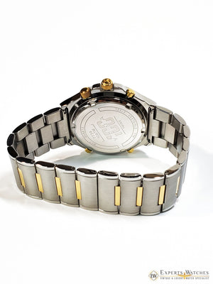 NOS YEMA Seiko FlyGraf Pilot Chronograph Alarm Watch YM063 7T34 Box Paper