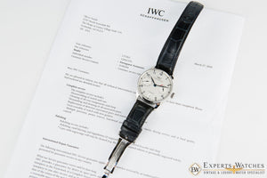 Factory Serviced IWC Portugieser 7 Days Power Reserve Automatic Watch IW500107