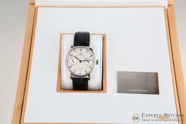 Factory Serviced IWC Portugieser 7 Days Power Reserve Automatic Watch IW500107
