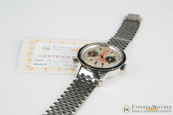 1969 Vintage Breitling Chrono-Matic 2110 Chronograph Cal 11 NSA Bracelet Watch