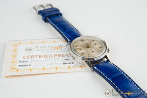 1940's Vintage Heuer 2543 Chronograph Valjoux 72C Triple Date Day Pre-Carrera
