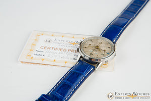 1940's Vintage Heuer 2543 Chronograph Valjoux 72C Triple Date Day Pre-Carrera