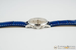 1940's Vintage Heuer 2543 Chronograph Valjoux 72C Triple Date Day Pre-Carrera