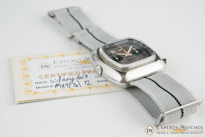 Vintage 1970's Sidney Chronograph Calibre 12 Date Silverstone Panda Chronomatic