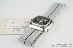 Vintage 1970's Sidney Chronograph Calibre 12 Date Silverstone Panda Chronomatic
