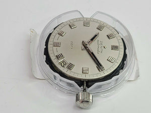 1960's Zenith Defy 2542 PC Watch Movement Automatic - Dial - Hands Crown Running - Experts Watches