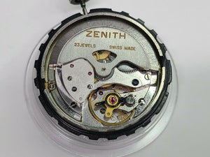 1960's Zenith Defy 2542 PC Watch Movement Automatic - Dial - Hands Crown Running - Experts Watches