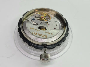 1960's Zenith Defy 2542 PC Watch Movement Automatic - Dial - Hands Crown Running - Experts Watches