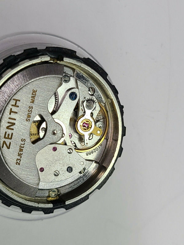 1960's Zenith Defy 2542 PC Watch Movement Automatic - Dial - Hands Crown Running - Experts Watches