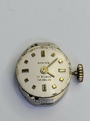 ANCRE FA Femga 67 France Vintage Manual Watch Movement with dial and Hands - Experts Watches
