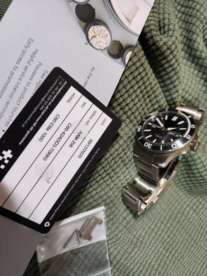 Christopher Ward C60 Elite Pro 1000 Diver 42mm Titanium on Bracelet Diving Watch - Experts Watches