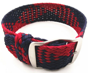 Experts Watches 20 mm Perlon Watch Strap Braided Nylon Band Vintage Style Colors - Experts Watches Watch Strap