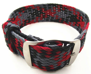 Experts Watches 20 mm Perlon Watch Strap Braided Nylon Band Vintage Style Colors - Experts Watches Watch Strap