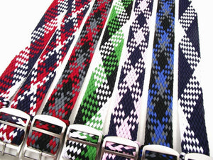 Experts Watches 22 mm 24 mm Perlon Watch Strap Braided Nylon Band Vintage Colors - Experts Watches Watch Strap