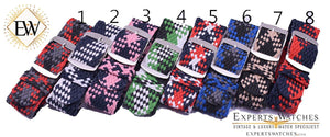 Experts Watches 22 mm 24 mm Perlon Watch Strap Braided Nylon Band Vintage Colors - Experts Watches Watch Strap