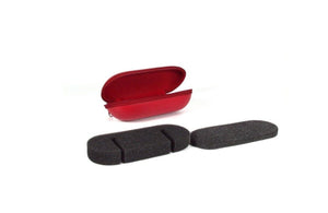 Experts Watches Watch Box Travel Service Case with Foam Inserts Zipper Red - Experts Watches