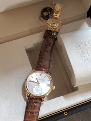 H Moser Cie Endeavour Perpetual Calendar 18K Rose Gold 7 Day Power Watch