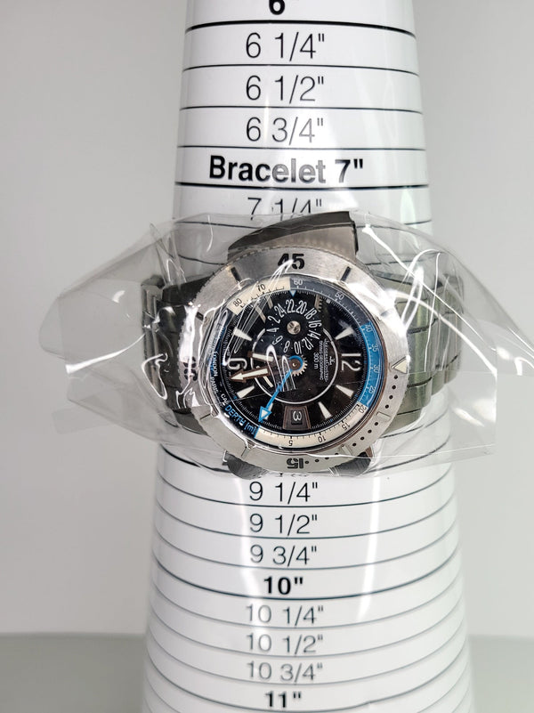 JAEGER LeCOULTRE Master Compressor Titanium Diving PRO Geographic GMT Watch 46mm - Experts Watches