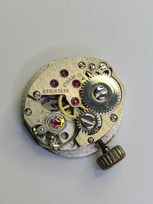 Marty AS Caliber 1977 - 2 INT Watch Movement 17 Jewels with dial and hand - Experts Watches